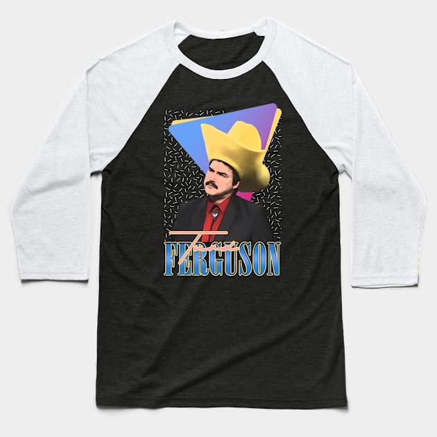 Turd Ferguson Retro Style Baseball T-Shirt by Kishiton